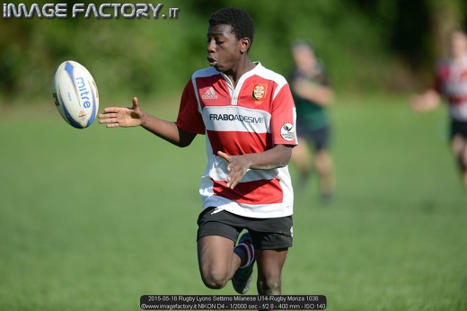2015-05-16 Rugby Lyons Settimo Milanese U14-Rugby Monza 1036
